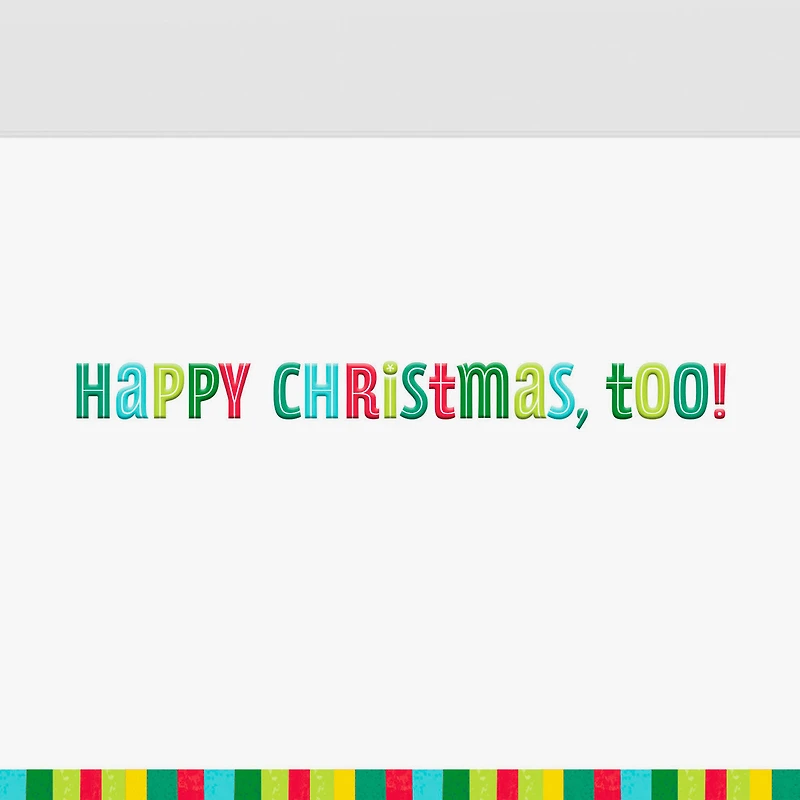 Colorful, Merry Wishes Christmas Birthday Card for only USD 3.99 | Hallmark