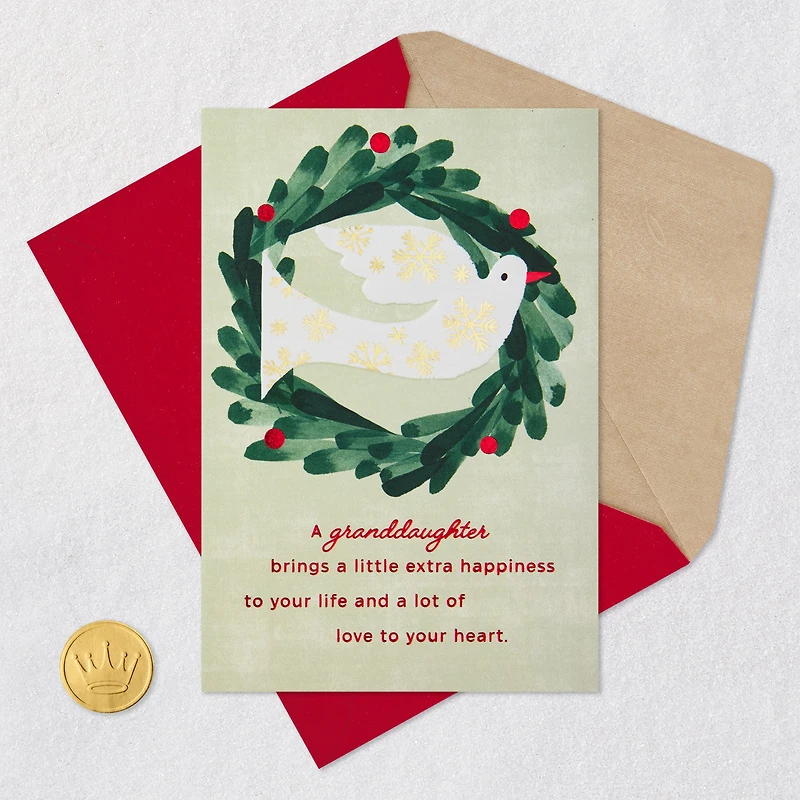 You Bring a Lot of Love Christmas Card for Granddaughter for only USD 5.59 | Hallmark