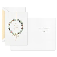 Illustrated Wreath Boxed Christmas Cards, Pack of 10 for only USD 17.49 | Hallmark