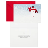Cozy Snowman and Flurries Boxed Christmas Cards, Pack of 40 for only USD 15.49 | Hallmark