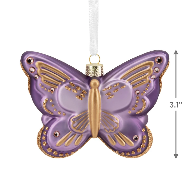 Signature Butterfly Glass Hallmark Ornament for only USD 22.99 | Hallmark