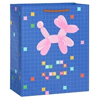 9.6" Pink Balloon Dog You Are Awesome Medium Gift Bag for only USD 3.99 | Hallmark