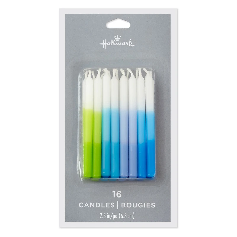 Cool Ombré Stripe Birthday Candles, Set of 16 for only USD 2.99 | Hallmark