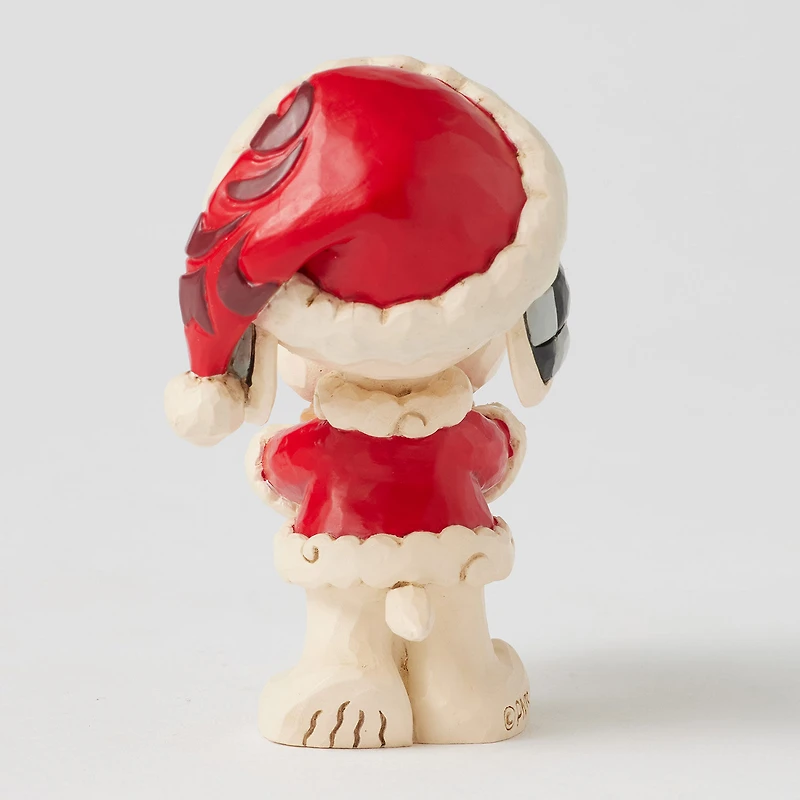 Jim Shore Peanuts Snoopy Santa With Cookie Plate Mini Figurine, 3.3" for only USD 29.99 | Hallmark