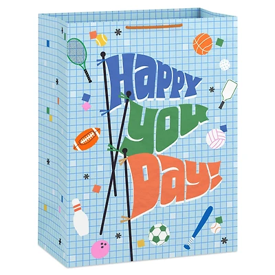 20" Happy You Day Pennants and Sports Icons Jumbo Gift Bag for only USD 6.79 | Hallmark