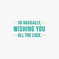 Wishing You All the Luck Funny Good Luck Card for only USD 4.49 | Hallmark