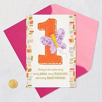 Sweet Butterfly 1st Birthday Card for only USD 4.99 | Hallmark