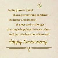 Lasting Love 70th Anniversary Card for Couple for only USD 5.59 | Hallmark
