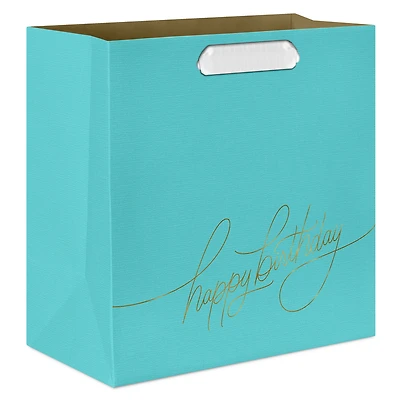 7.7" Happy Birthday on Turquoise Medium Gift Bag for only USD 7.79 | Hallmark