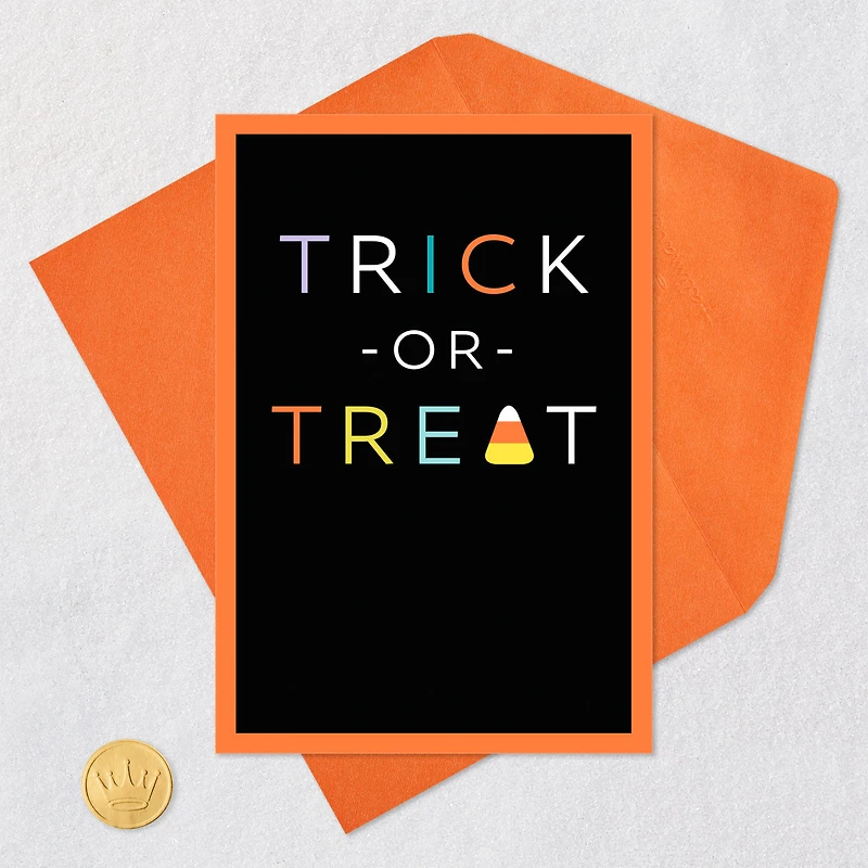 Trick-or-Treat Candy Halloween Card for only USD 0.99 | Hallmark