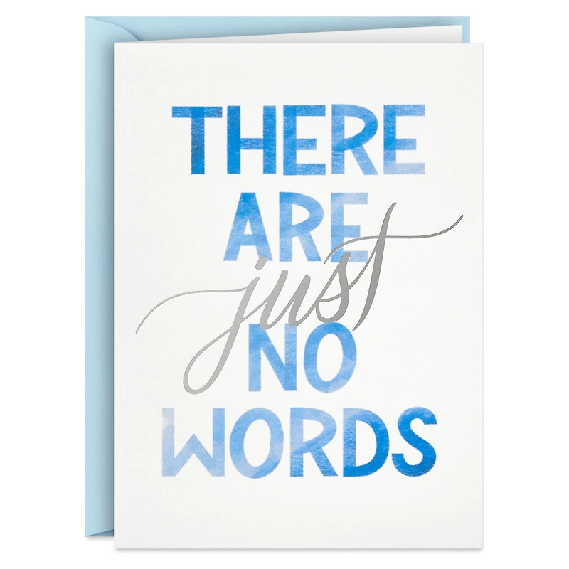 There Are No Words Blank Sympathy Notes, Pack of 20 for only USD 10.99 | Hallmark