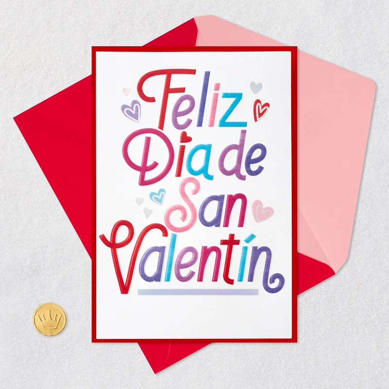 Love and Sweet Surprises Spanish-Language Valentine's Day Card for Kids for only USD 3.99 | Hallmark