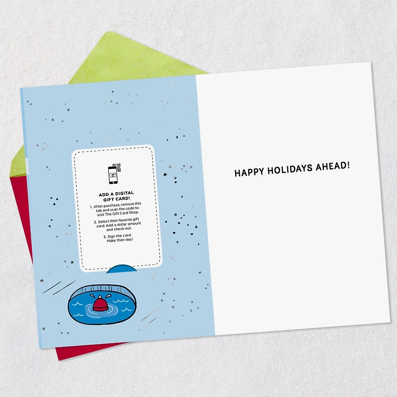 Ice Hole Skating Polar Bears Gift Card Greeting Funny Christmas Card for only USD 4.99 | Hallmark