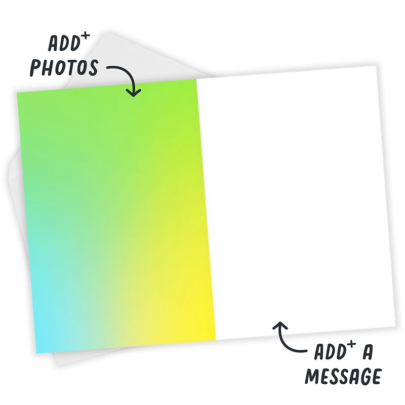 Personalized Rainbow Frame Photo Card for only USD 4.99 | Hallmark