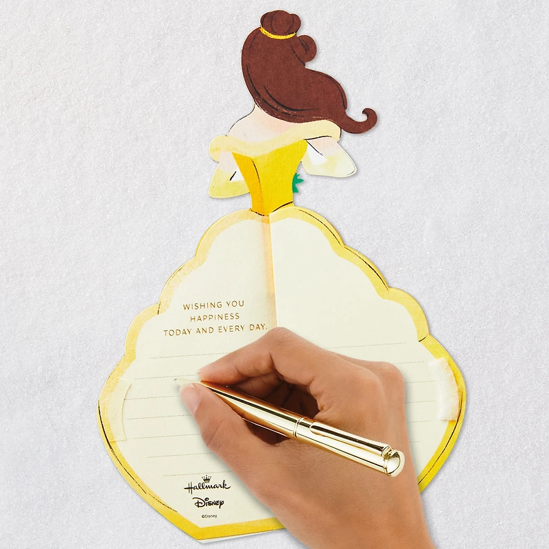 Disney Beauty and the Beast Belle Heart of Gold Honeycomb 3D Pop-Up Card for only USD 7.99 | Hallmark