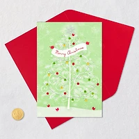 Snowy Tree With Ornaments and Cardinals Christmas Card for only USD 2.00 | Hallmark