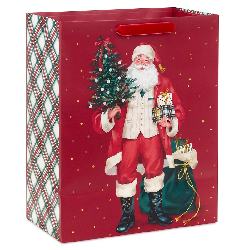 13" Santa With Tree and Presents Large Christmas Gift Bag for only USD 4.99 | Hallmark