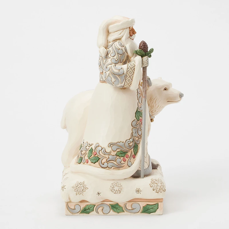 Jim Shore Woodland Santa With Polar Bear Figurine, 10.24" for only USD 110.00 | Hallmark