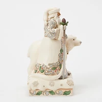 Jim Shore Woodland Santa With Polar Bear Figurine, 10.24" for only USD 110.00 | Hallmark