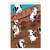 Partying Cows Funny Custom Celebration Card for only USD 4.99 | Hallmark