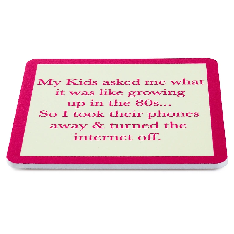Drinks on Me Growing Up in the '80s Funny Coaster for only USD 4.99 | Hallmark