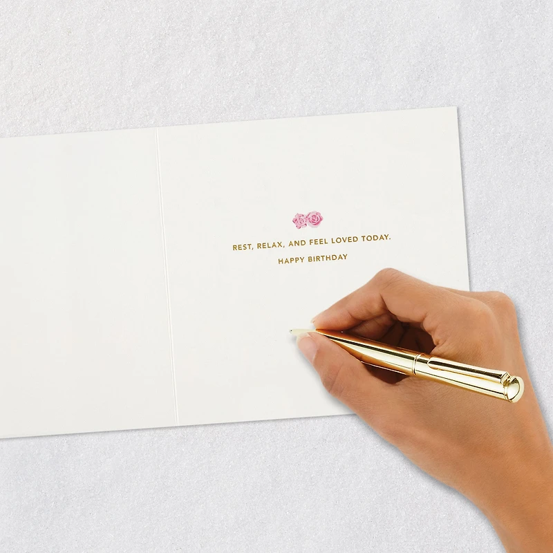 Rest, Relax and Feel Loved Birthday Card for only USD 7.59 | Hallmark