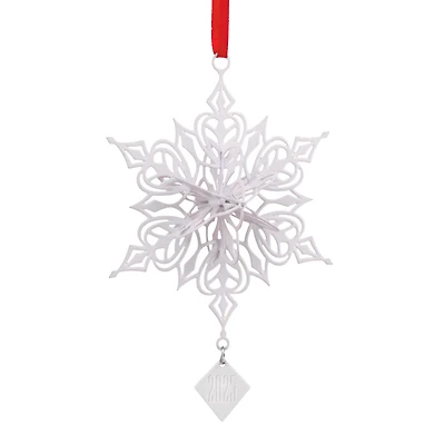 Dimensional Snowflake 2025 Metal Hallmark Ornament for only USD 14.99 | Hallmark