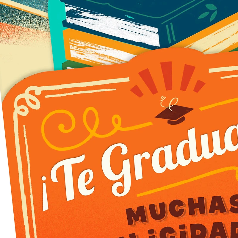 Mortarboard and Stars Spanish-Language Graduation Card for only USD 3.99 | Hallmark