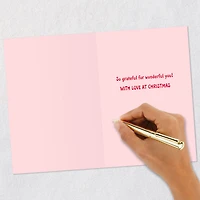 Deer in Pink Sweater Christmas Card for Granddaughter for only USD 0.99 | Hallmark