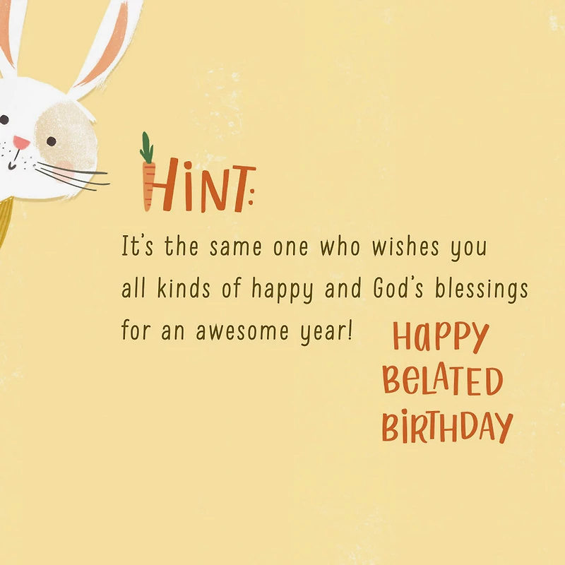 All Kinds of Happy Religious Belated Birthday Card for only USD 3.99 | Hallmark