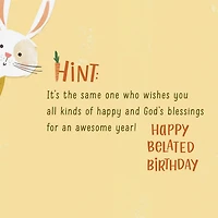 All Kinds of Happy Religious Belated Birthday Card for only USD 3.99 | Hallmark