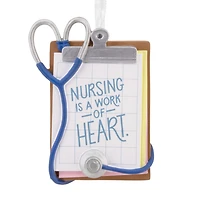 Nursing Is a Work of Heart Hallmark Ornament for only USD 14.99 | Hallmark