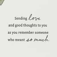 Sending Love and Good Thoughts Sympathy Card for only USD 6.99 | Hallmark