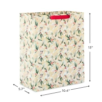 13" Berries and Greenery on Kraft Large Holiday Gift Bag for only USD 4.49 | Hallmark