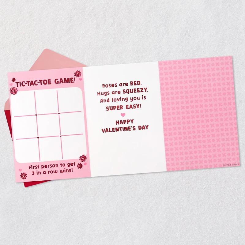 Loving You Is Super Easy Valentine's Day Card for Granddaughter With Tic-Tac-Toe Game for only USD 5.99 | Hallmark