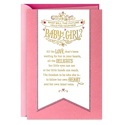 A Future Filled With Love New Baby Girl Card for only USD 6.59 | Hallmark