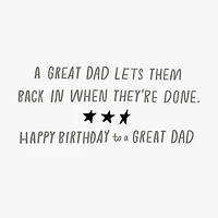 A Good Dad vs. a Great Dad Funny Birthday Card for only USD 3.99 | Hallmark