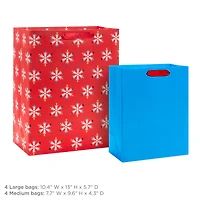 Bright Holiday 8-Pack Assorted Gift Bag Bundle for only USD 15.99 | Hallmark