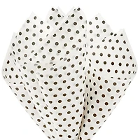 Black Polka Dots on Ivory Tissue Paper, 6 sheets for only USD 1.99 | Hallmark