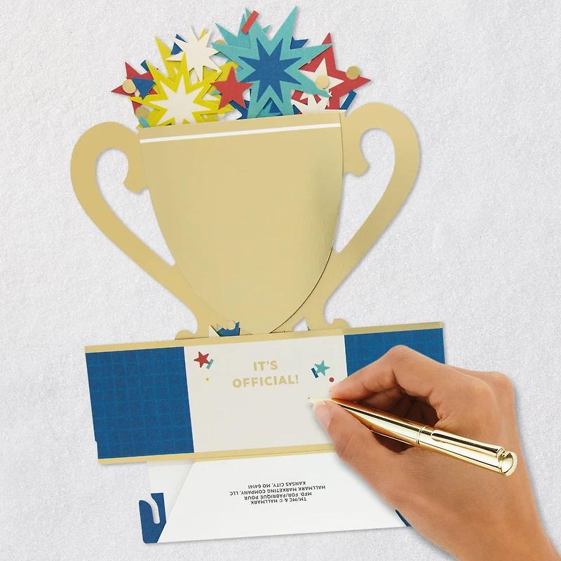 You're the Best Trophy Customizable 3D Pop-Up Card for only USD 9.99 | Hallmark