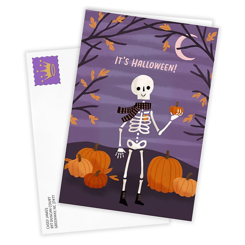 Chill Skeleton Custom Halloween Card for only USD 4.99 | Hallmark