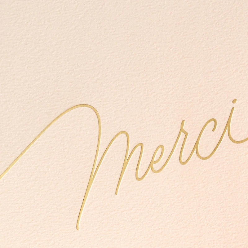 Merci on Blush Boxed Blank Thank-You Notes, Pack of 8 for only USD 15.49 | Hallmark