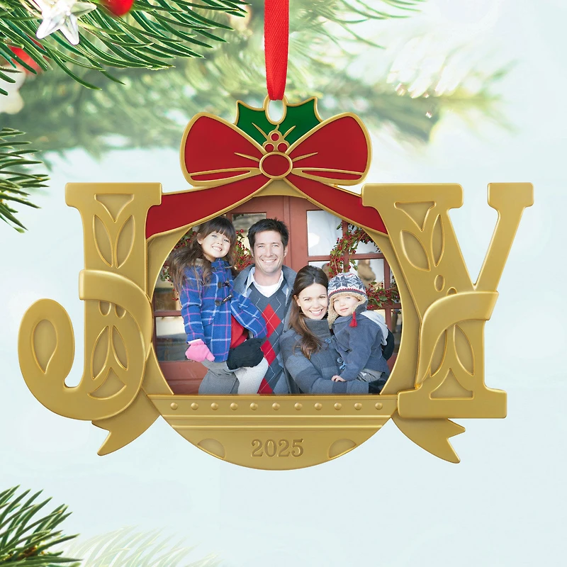 A Joy to Behold 2025 Photo Frame Metal Ornament for only USD 24.99 | Hallmark