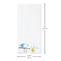 Peanuts Snoopy and Woodstock With Skis Memo Pad for only USD 8.99 | Hallmark