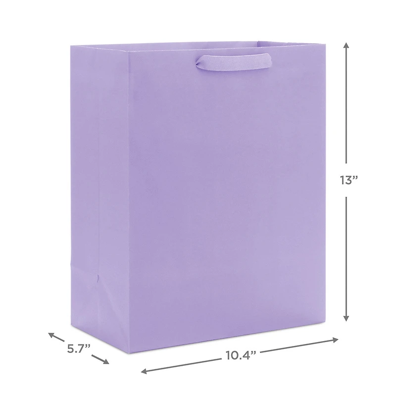 13" Solid Lavender Large Gift Bag for only USD 4.49 | Hallmark