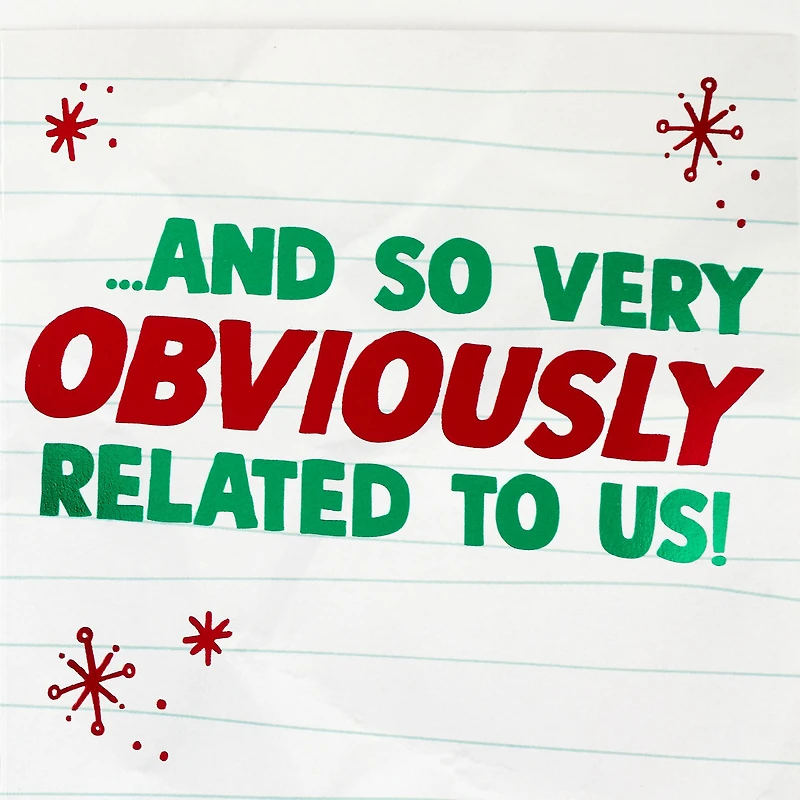 So Obviously Related Funny Christmas Card for Nephew for only USD 4.59 | Hallmark