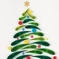 Merry and Bright Christmas Tree Quilled Paper Handmade Christmas Card for only USD 13.59 | Hallmark