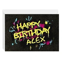 Graffiti Lettering Custom Birthday Card for only USD 4.99 | Hallmark