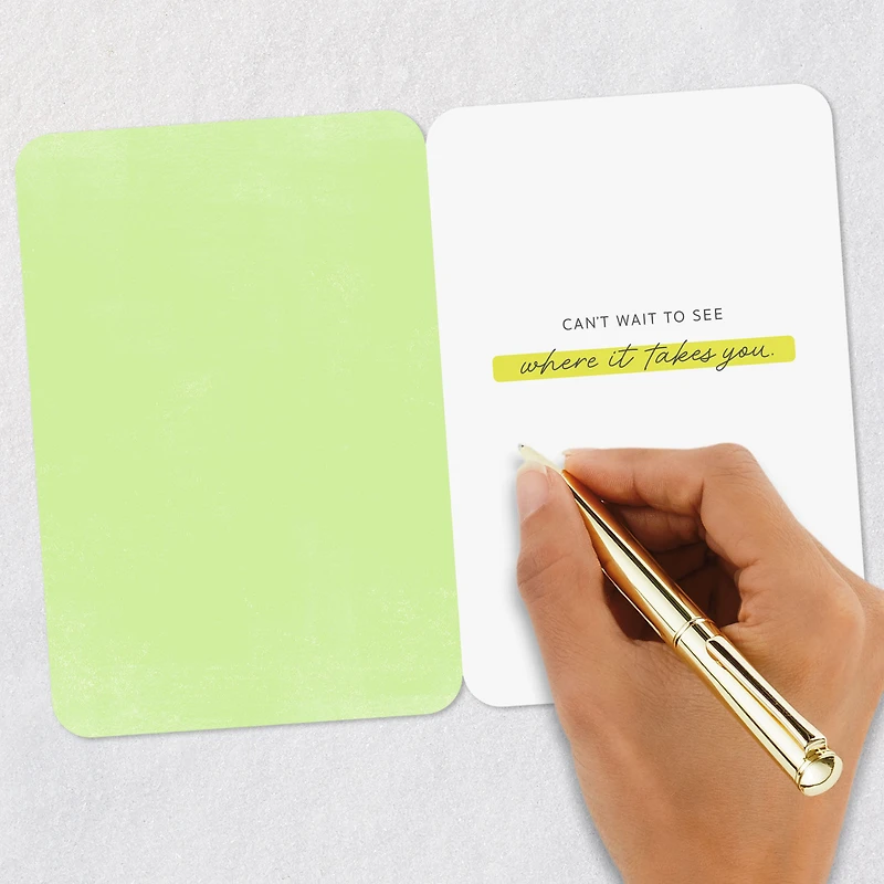 Can't Wait to See What's Next Good Luck Card for only USD 2.99 | Hallmark