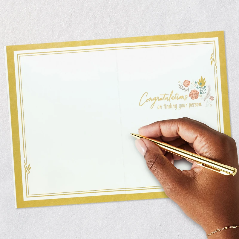 Congratulations on Finding Your Person Wedding Card for only USD 4.59 | Hallmark